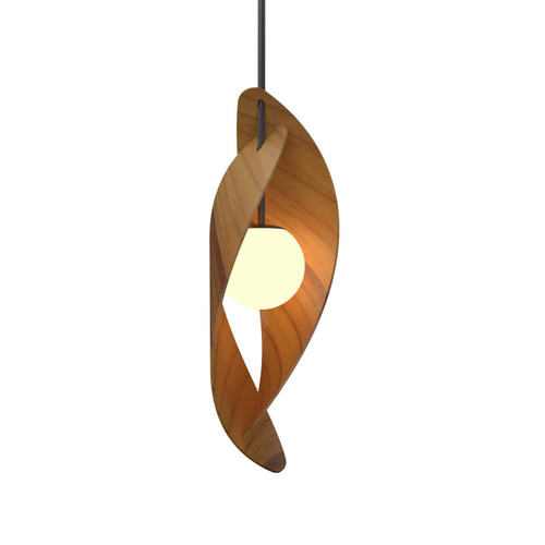 Accord Lighting - 1512.12 - One Light Pendant - Oyster - Teak