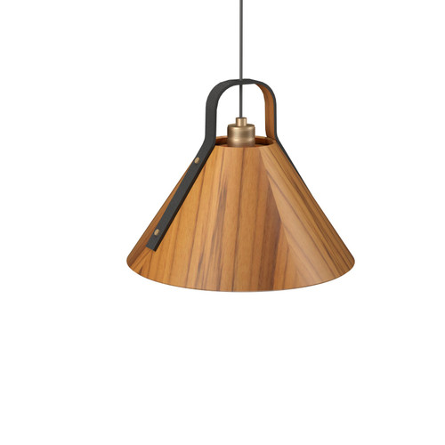 Accord Lighting - 1528.12 - One Light Pendant - Strap - Teak