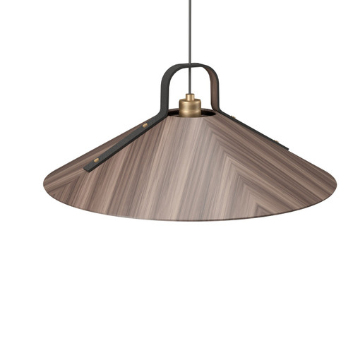 Accord Lighting - 1529.18 - One Light Pendant - Strap - American Walnut
