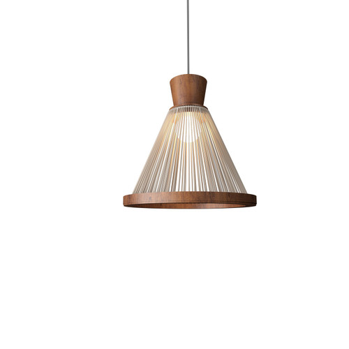 Accord Lighting - 1530.06 - One Light Pendant - Corda - Imbuia