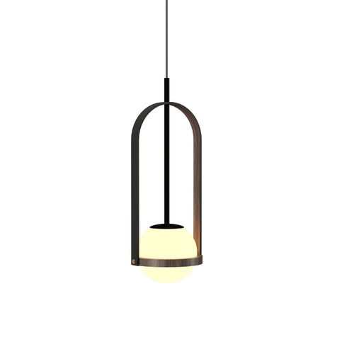 Accord Lighting - 1544.18 - One Light Pendant - Strap - American Walnut