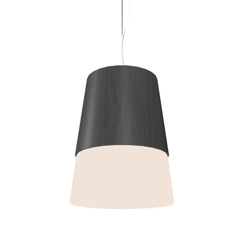 Accord Lighting - 264.50 - One Light Pendant - Conical - Organic Grey