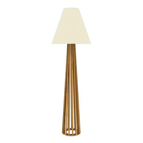 Accord Lighting - 361.09 - One Light Floor Lamp - Slatted - Louro Freijo