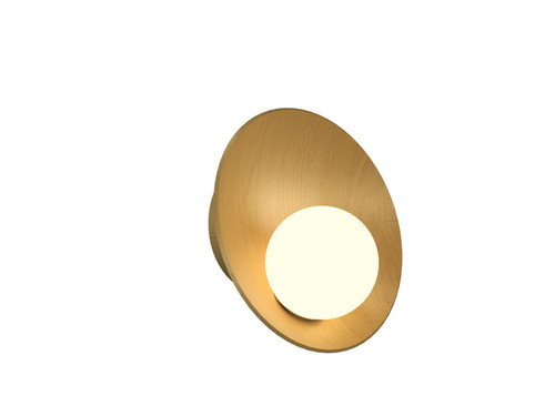 Accord Lighting - 4218.49 - One Light Wall Lamp - Oyster - Organic Gold