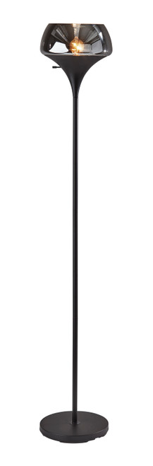Adesso Home - 2144-01 - Torchiere - Eliza - Black
