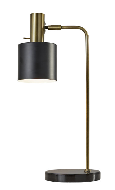 Adesso Home - 3158-01 - Desk Lamp - Emmett - Antique Brass & Black