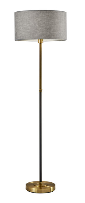 Adesso Home - 4207-21 - Floor Lamp - Bergen - Antique Brass