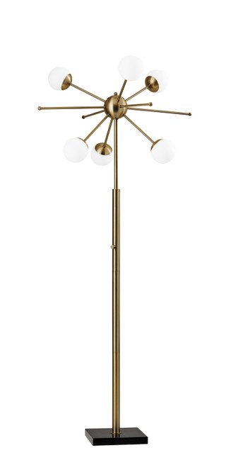 Adesso Home - 4271-21 - LED Floor Lamp - Doppler - Antique Brass