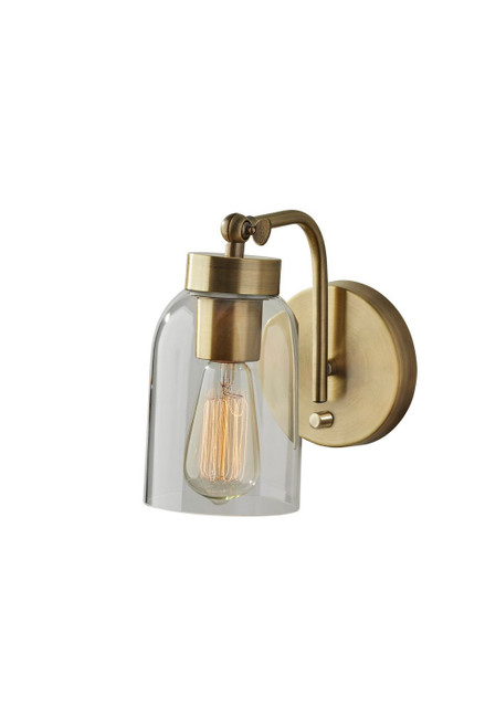 Adesso Home - 4286-21 - Wall Lamp - Bristol - Antique Brass