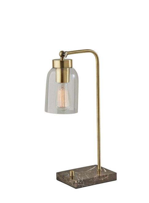 Adesso Home - 4288-21 - Desk Lamp - Bristol - Antique Brass