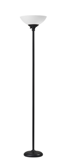 Adesso Home - 7506-01 - Two Light Torchiere - Glenn - Black