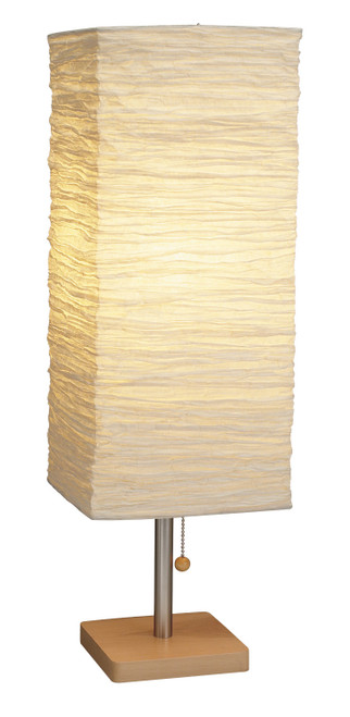 Adesso Home - 8021-12 - Table Lamp - Dune - Natural Rubber Wood/Steel