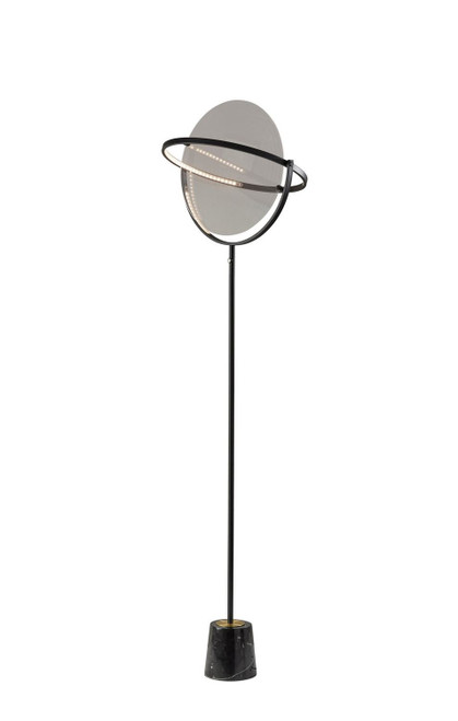 Adesso Home - AD9203-01 - LED Floor Lamp - Orsa - Black