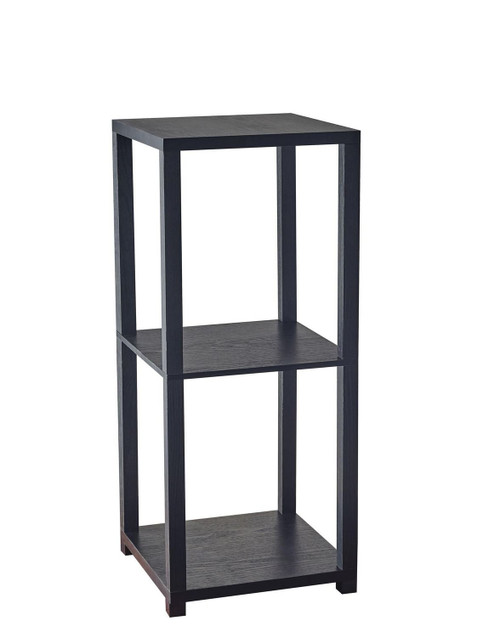 Adesso Home - AR3510-01 - Pedestal - Lawrence - Black Wood Pvc Veneer