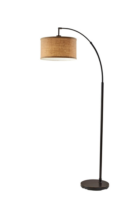 Adesso Home - SL3993-26 - Floor Lamp - Burlap - Antique Bronze
