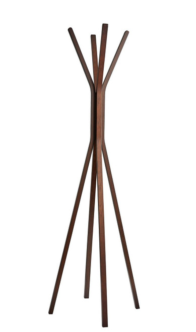 Adesso Home - WK3809-15 - Coat Rack - Toby - Plywood W. Walnut Oak Wood Veneer