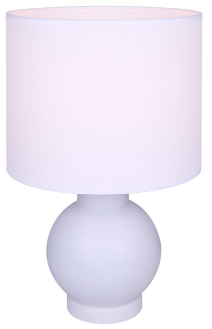 Canarm - ITL2292B19WH - One Light Table Lamp - Sable - Matte White