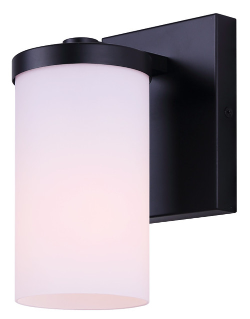 Canarm - IVL1234A01BK-FO - One Light Wall Sconce - Britton - Matte Black