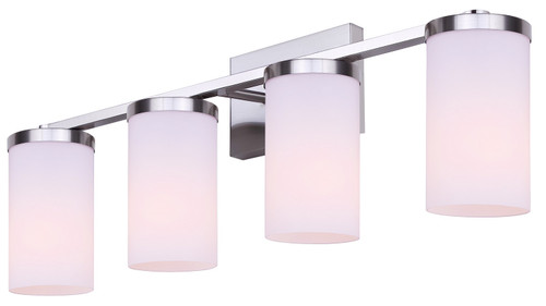 Canarm - IVL1234A04BN-FO - Four Light Vanity - Britton - Brushed Nickel