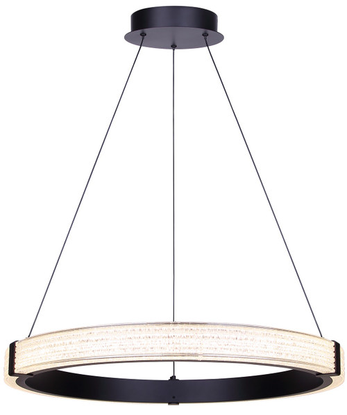 Canarm - LCH346A24BK - LED Chandelier - Solace - Matte Black