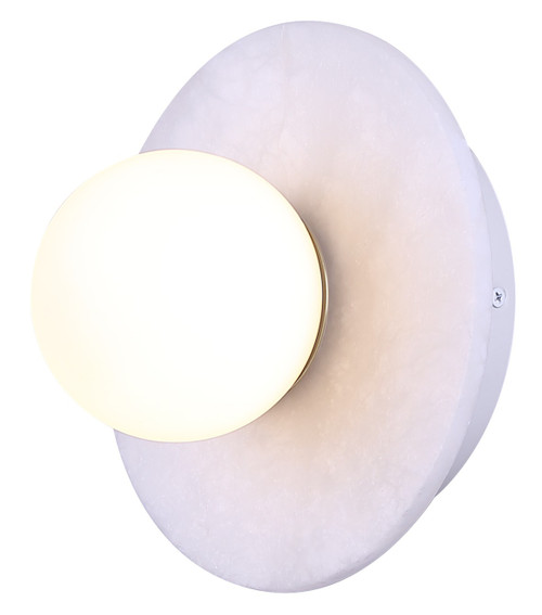 Canarm - LWF336A01WHG - LED Wall Sconce - Fenn - Gold/ Matte White