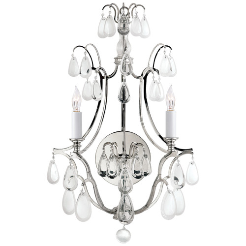 Visual Comfort Signature - CHD 1555PN-CG - Two Light Wall Sconce - Penhurst - Polished Nickel
