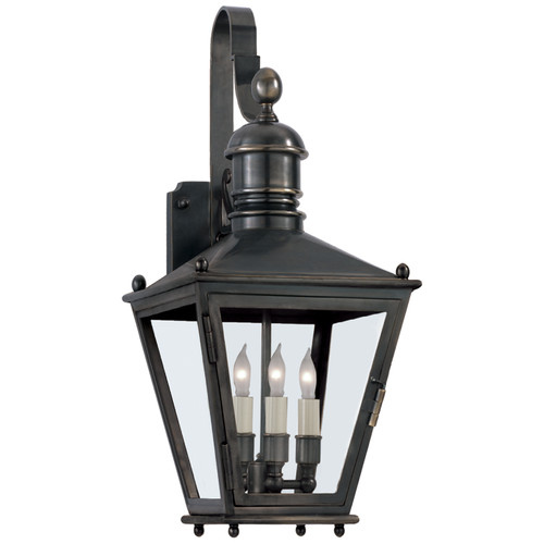 Visual Comfort Signature - CHO 2031BZ - Three Light Wall Lantern - sussex3 - Bronze