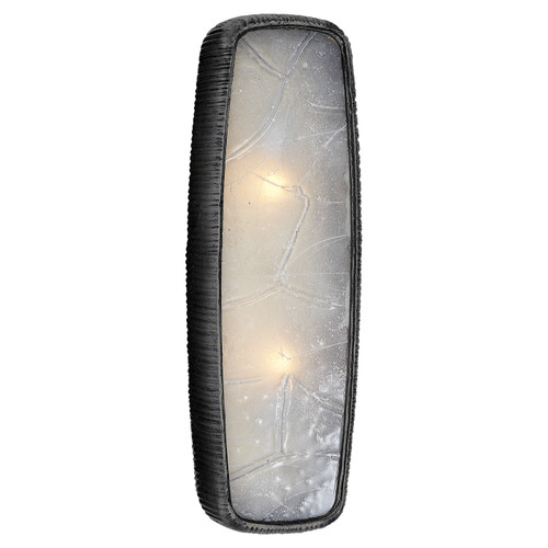 Visual Comfort Signature - KW 2057AI-FR - Two Light Wall Sconce - Utopia - Aged Iron