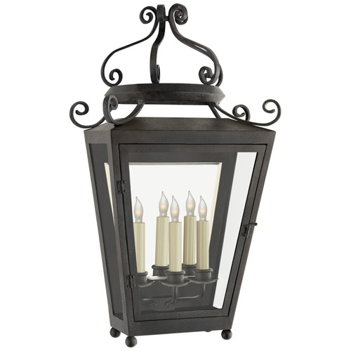 Visual Comfort Signature - NW 2707FR-CG - Three Light Wall Sconce - Lafayette - French Rust