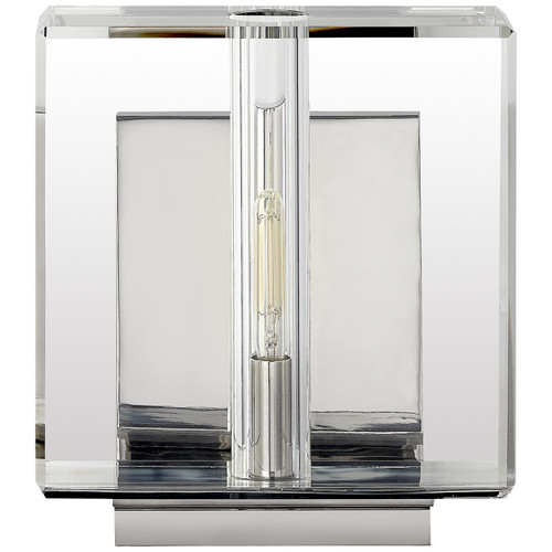 Visual Comfort Signature - S 2945CG/PN - One Light Wall Sconce - Ambar - Crystal and Polished Nickel