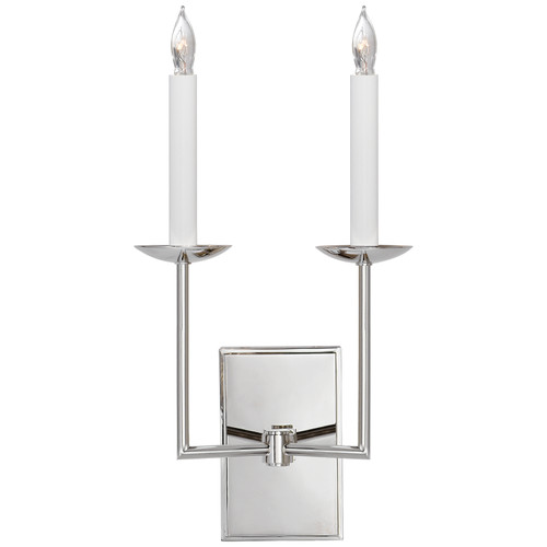 Visual Comfort Signature - SL 2866PN - Two Light Wall Sconce - Right Angle - Polished Nickel