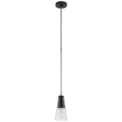 Visual Comfort Signature - TOB 5741BLK/PN-CG - One Light Pendant - Altare - Black