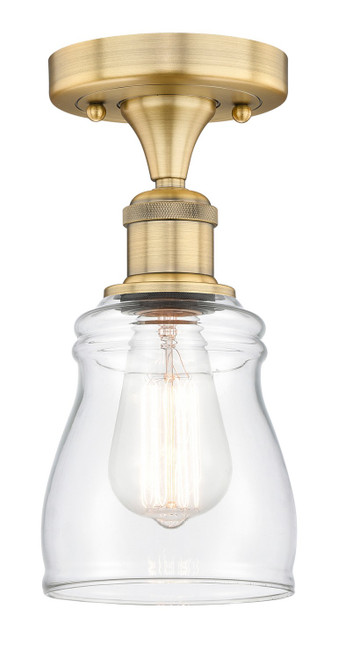 Innovations - 616-1F-BB-G392 - One Light Semi-Flush Mount - Edison - Brushed Brass