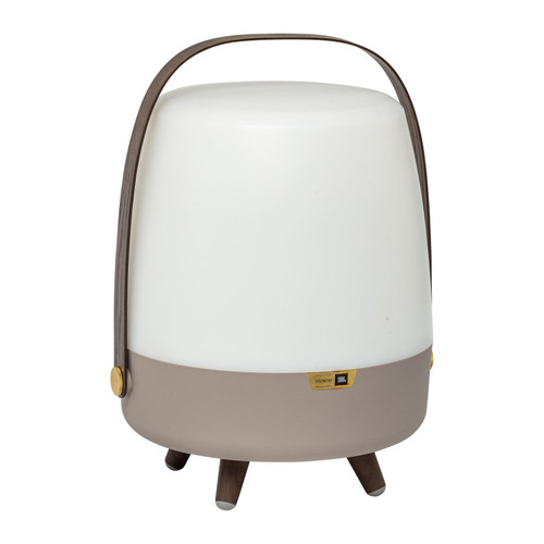 Adesso Home - 1201-15 - LED Speaker Lamp - Lite Up Play - Earth - Light Brown/Taupe