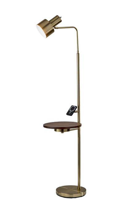 Adesso Home - 2622-21 - Floor Lamp - Rowe - Antique Brass