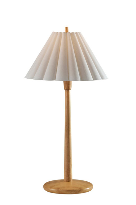 Adesso Home - 4143-12 - Table Lamp - Scallop - Natural Wood