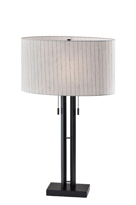 Adesso Home - 4359-01 - Two Light Table Lamp - Foster - Black