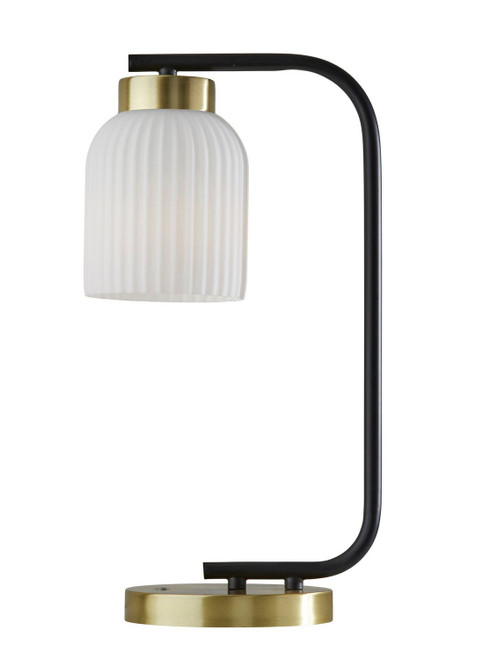 Adesso Home - AF48885BR - LED Table Lamp - Black & Antique Brass