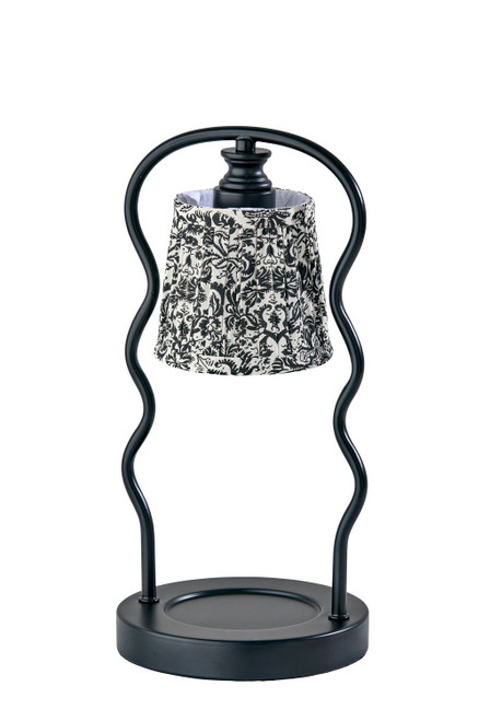 Adesso Home - SL1195-01 - Candlewarmer Lamp - Twirl - Black