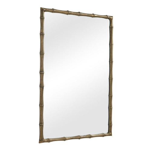 Uttermost - 08353 - Mirror - Brass Bamboo - Antique Brass