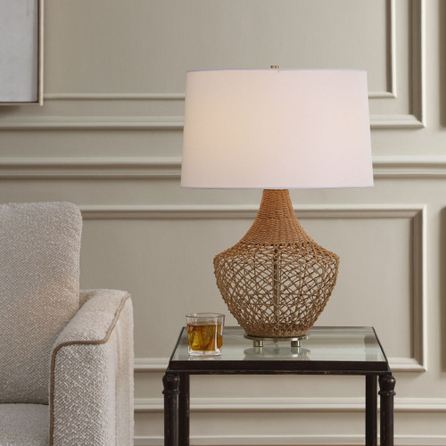 Uttermost - 30786-1 - One Light Table Lamp - Samori - Antique Brass