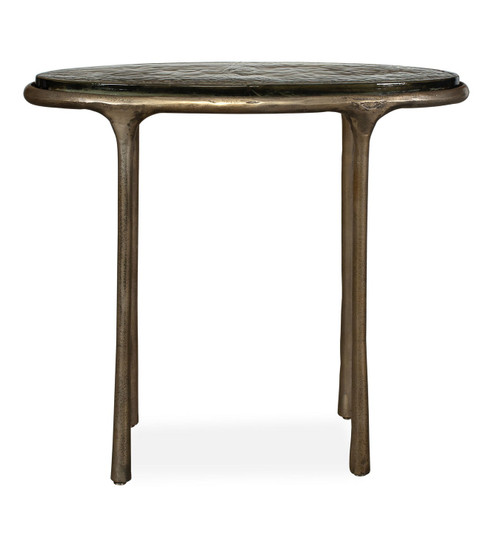 Uttermost - 50615 - Accent Table - Ata - Antique Brass
