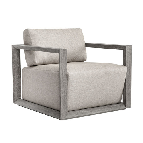 Uttermost - 53149 - Lounge Chair - Remsen - Weathered Gray