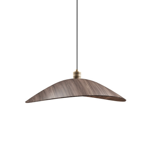 Accord Lighting - 1546.18 - One Light Pendant - Oyster - American Walnut