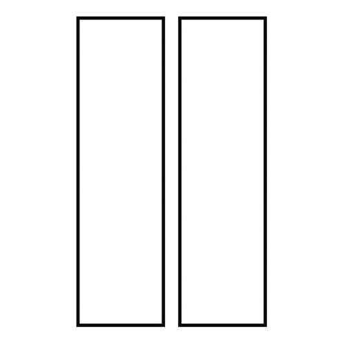 Generation Lighting - 90621-68 - Address Number Tile - Address Light - White Plastic