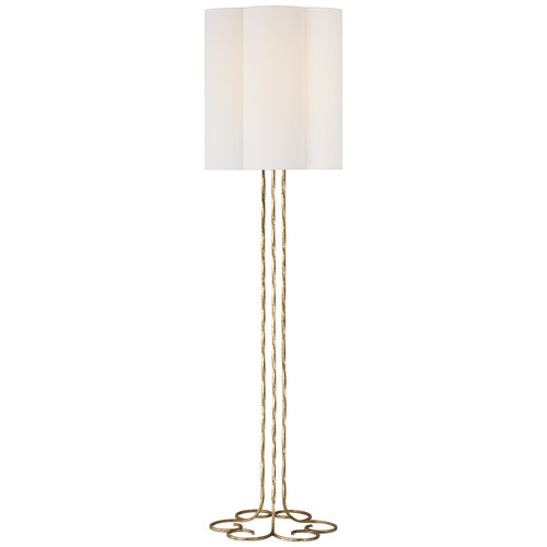 manufacturer_finish:Gilded Iron|manufacturer_glass:19 x 20 x 14.5 Linen Scallop