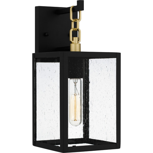 Quoizel - ANC8406MBK - One Light Outdoor Wall Mount - Anchorage - Matte Black