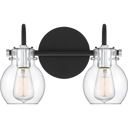 Quoizel - ANW8602EK - Two Light Bath Fixture - Andrews - Earth Black