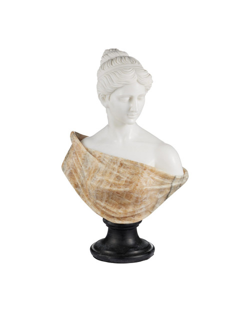 Currey and Company - 1200-1165 - Sculpture - Thea - White / Yellow / Black