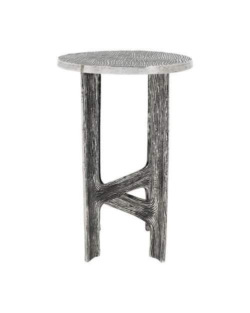 Currey and Company - 4000-0265 - Accent Table - Structure - Antique Nickel